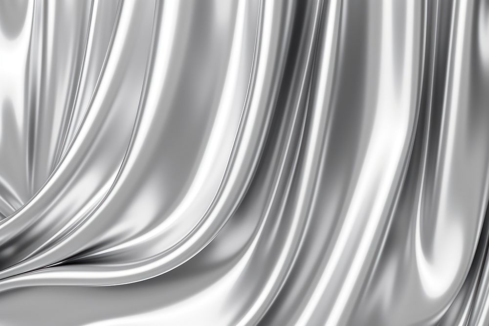 Liquid curtain backgrounds pattern silver. AI generated Image by rawpixel.