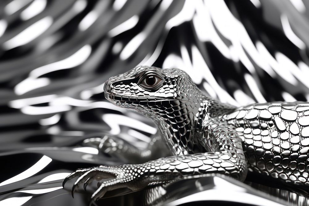 Lizard reptile pattern animal. AI generated Image by rawpixel.