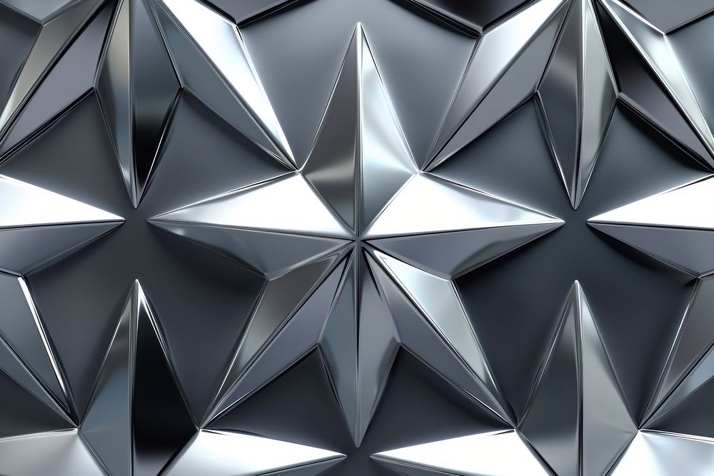 Star pattern backgrounds silver. AI generated Image by rawpixel.