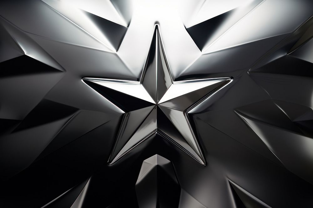 Star backgrounds pattern silver. AI generated Image by rawpixel.