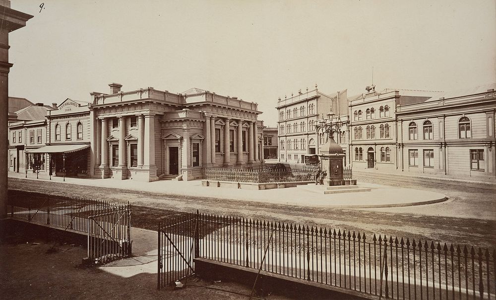 Featherston Street and Lambton Quay (1870s) by James Bragge.