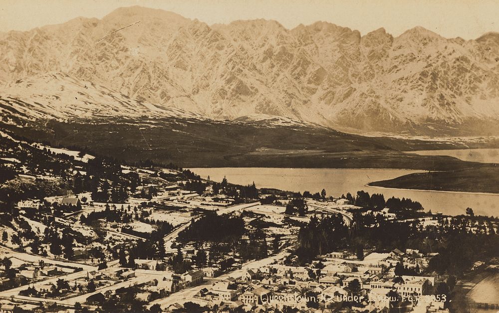 Queenstown under snow by Frederick George Radcliffe and Frank Duncan.