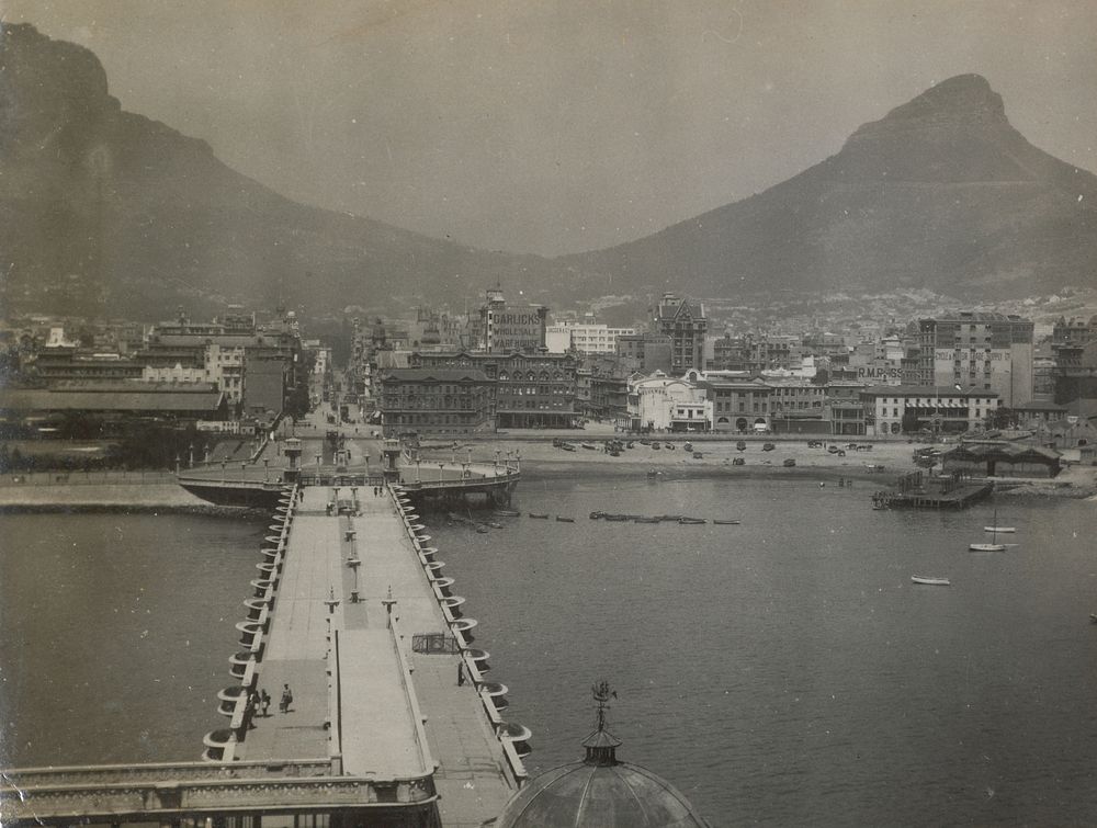 Untitled [Capetown harbour]. From: World War I photograph album (1919) by Herbert Green.