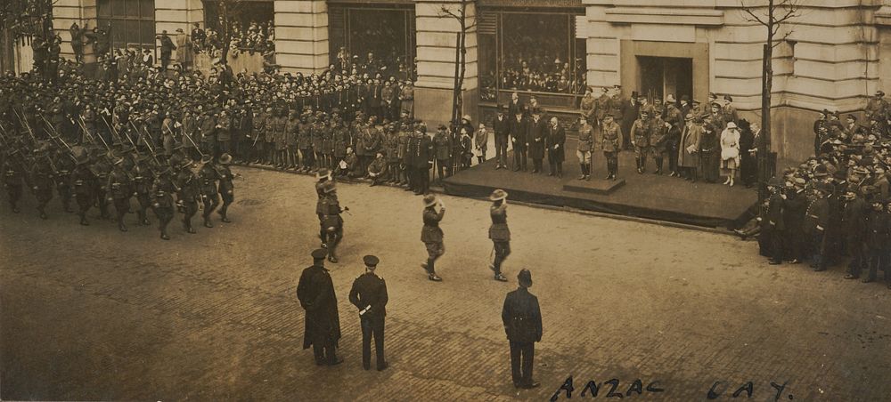 ANZAC Day. From: World War I photograph album (1919) by Herbert Green.