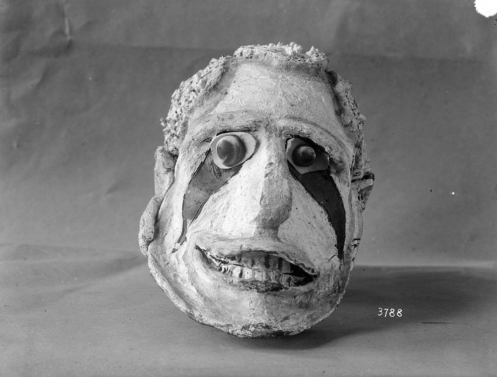 Melanesian mask from New Ireland (1912 - 1926) by James McDonald.