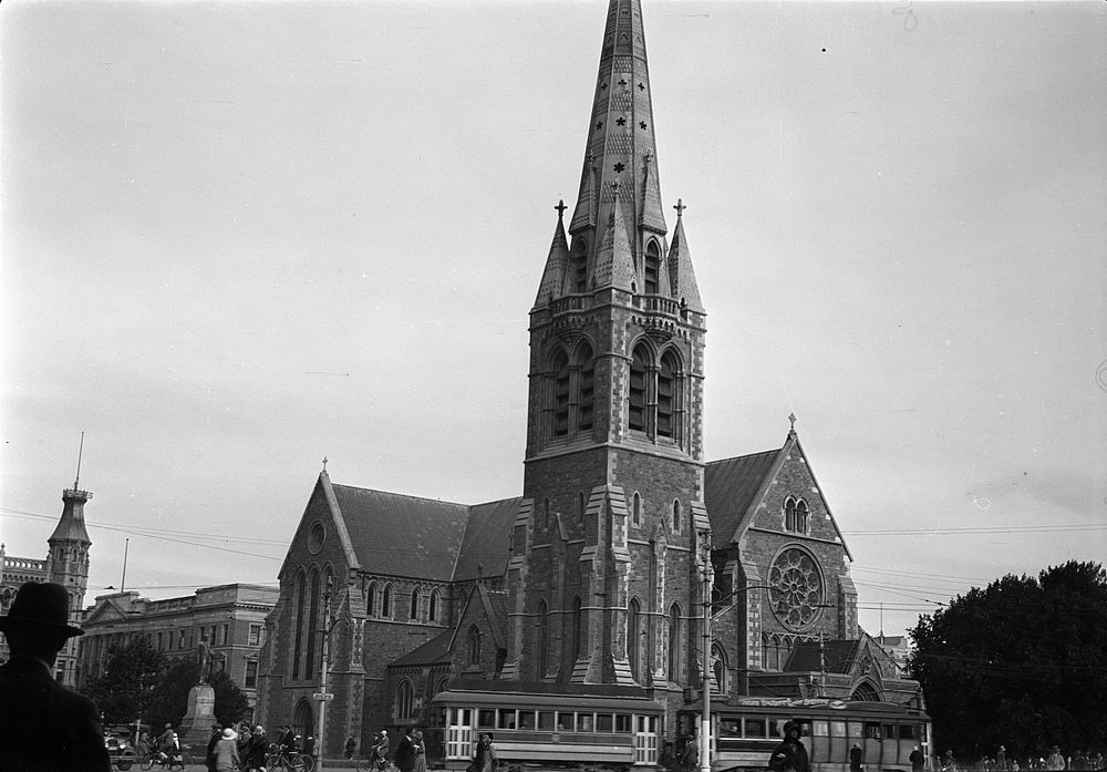 [Christchurch Cathedral] (1920s to 1930s) by Roland Searle.