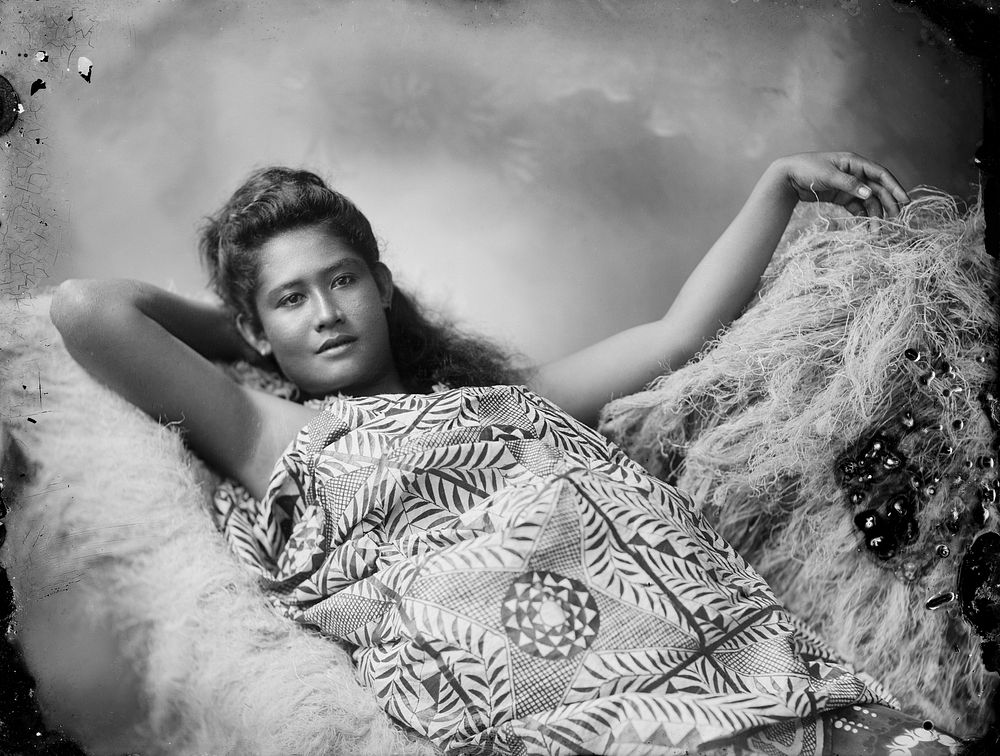 [Samoan girl] (1890-1910) by Thomas Andrew.