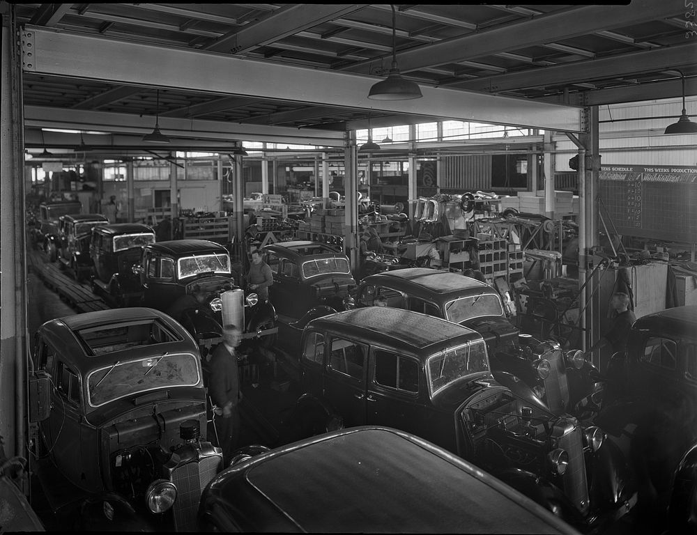 General Motors Assembly Plant, Petone (circa 1936) by Ken Niven and Gordon H Burt Ltd.