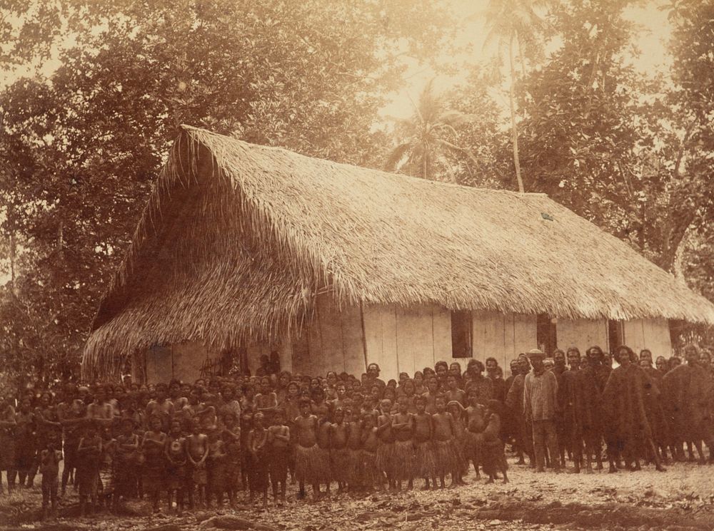 Satawan. From the album: Views in the Pacific Islands (1886) by Thomas Andrew.