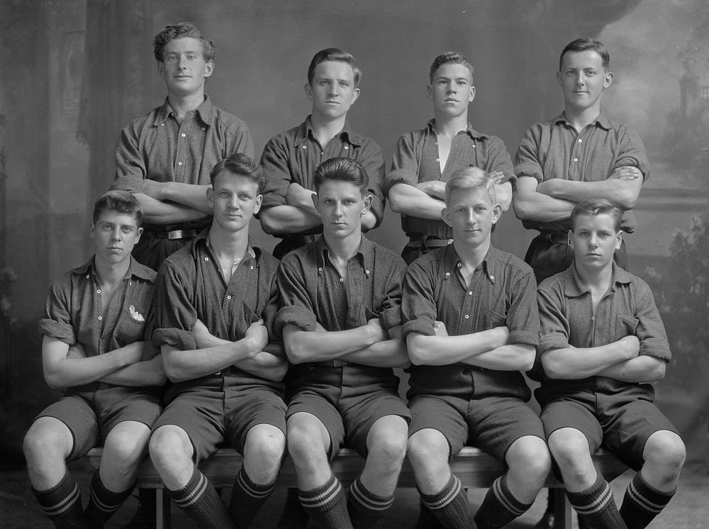 School Prefects (1924-1925) by The Crown Studio New Plymouth.