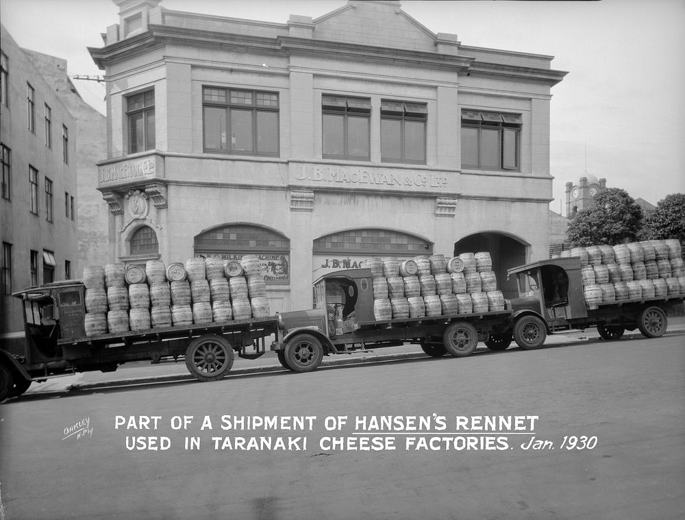 Shipment of Rennet (January 1930) by William Oakley.