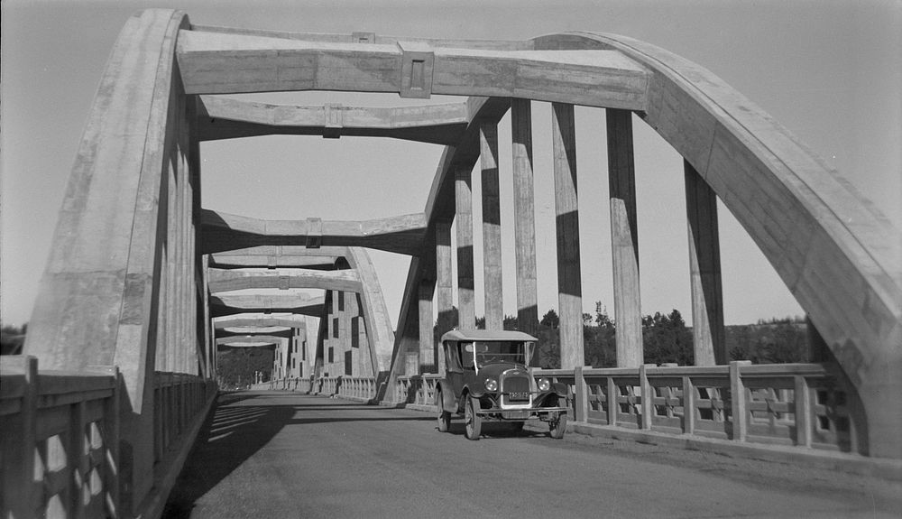 The new Fitzherbert Bridge (15) (12 June 1936) by Leslie Adkin.