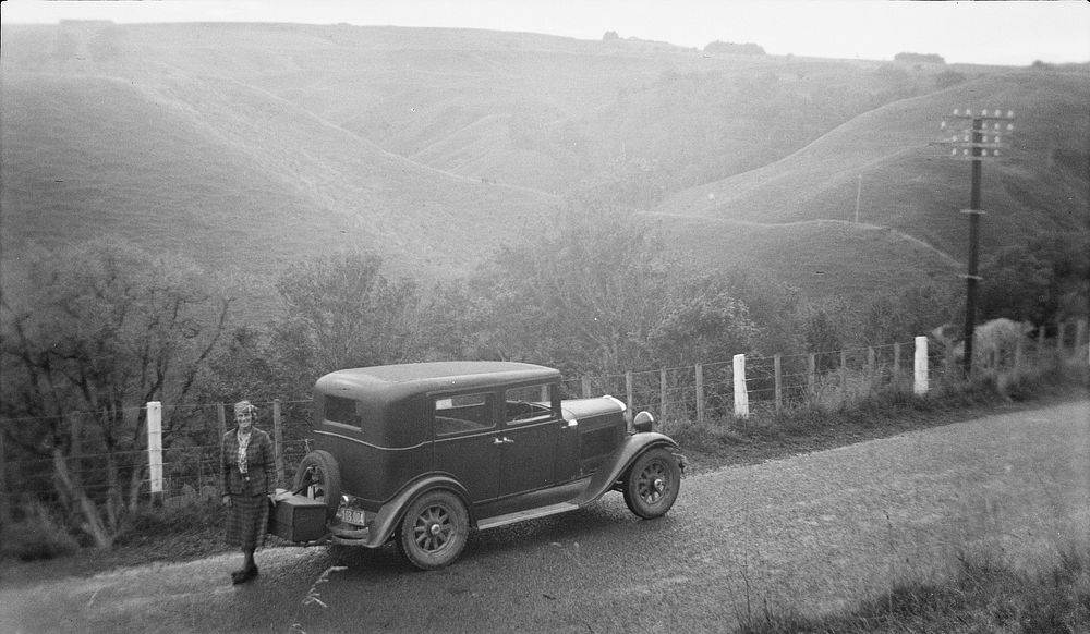 Upland at headwaters of Ototoka River, between Maxwelltown and Waitotara, showing two erosion levels (4) (12 Mar 1941) by…