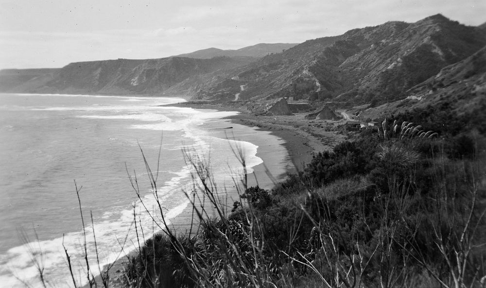 Visit to Putangirua Pinnacles and old Maori sites (09 March 1952) by Leslie Adkin.