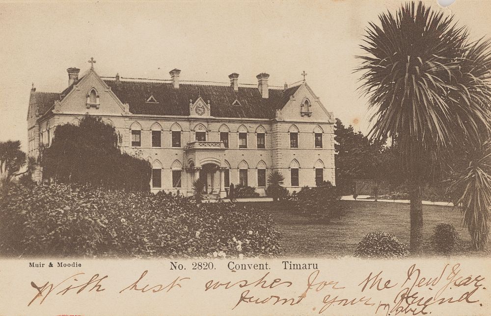 Convent. Timaru. (circa 1904) by Muir and Moodie and Burton Brothers.