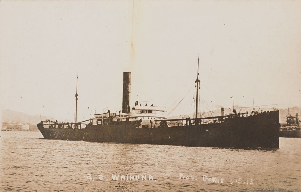 S.S. Wairuna (6 May 1913) by John Dickie.
