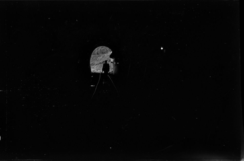 Visits, Rimutaka Tunnel (05 November 1952) by Leslie Adkin.