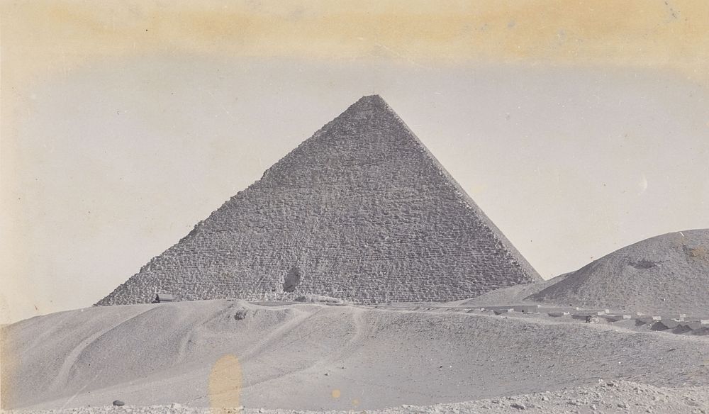 The Pyramids, Gizeh, near Cairo.  From the album: Photograph album of Major J.M. Rose, 1st NZEF (1914-1915) by Major John…