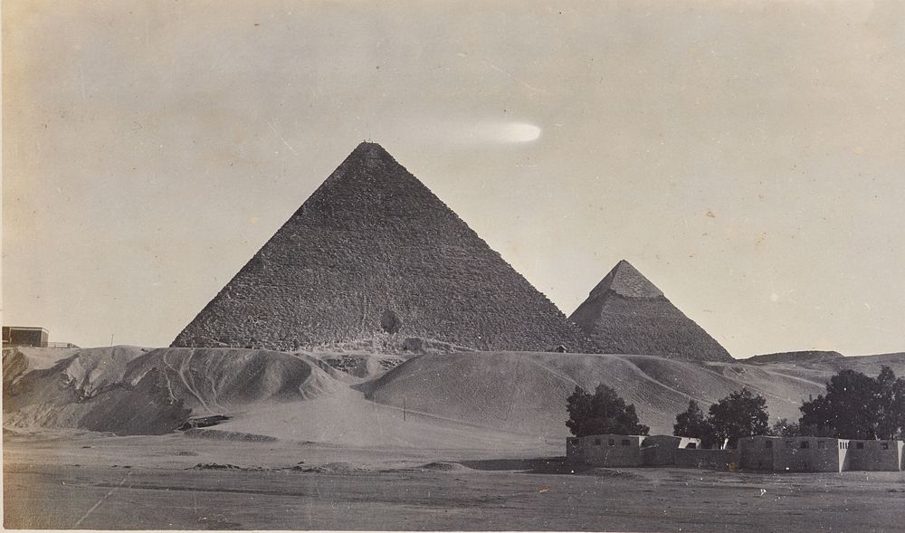 The Pyramids, Gizeh, near Cairo, 1914.  From the album: Photograph album of Major J.M. Rose, 1st NZEF (1914) by Major John…