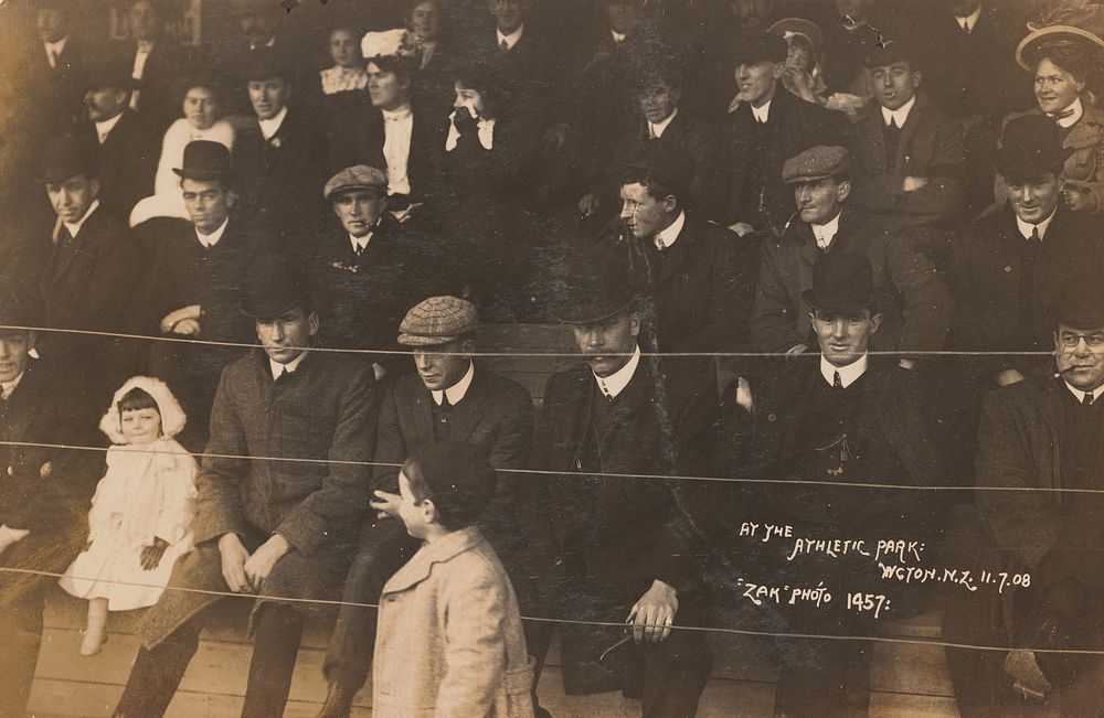 At the Athletic Park (11 July 1908) by Zak Joseph Zachariah.