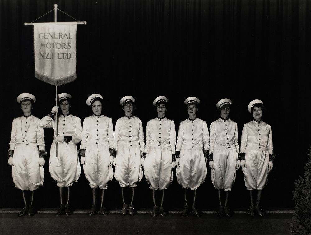 General Motors marching team at Easter show, 1936 (1924-1965) by Gordon H Burt Ltd and Athol McCredie.