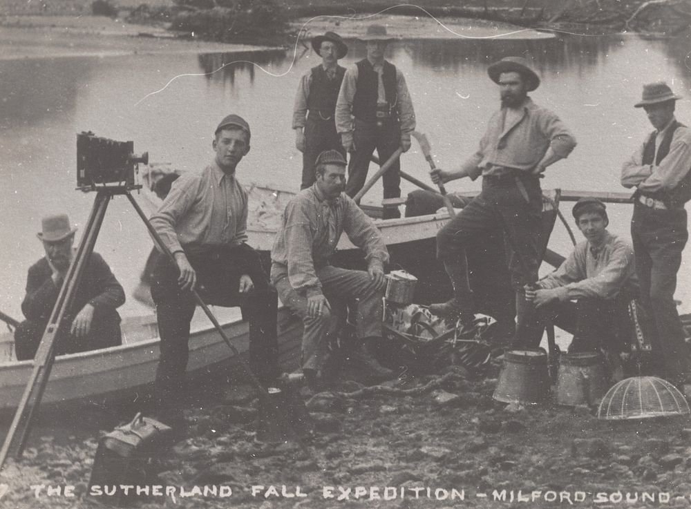 The Sutherland fall expedition (28 September 1888) by George Moodie.