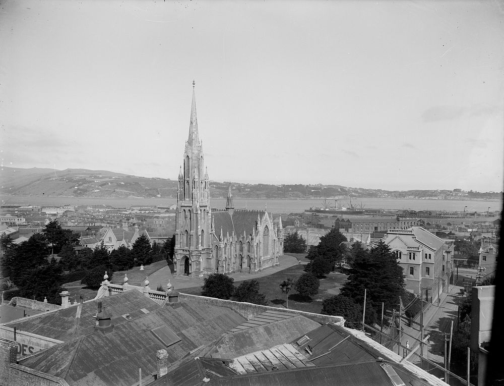 [First Church, Dunedin] by Muir and Moodie.