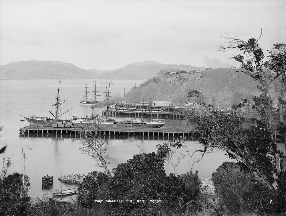 Port Chalmers (circa 1910) by John Morris.