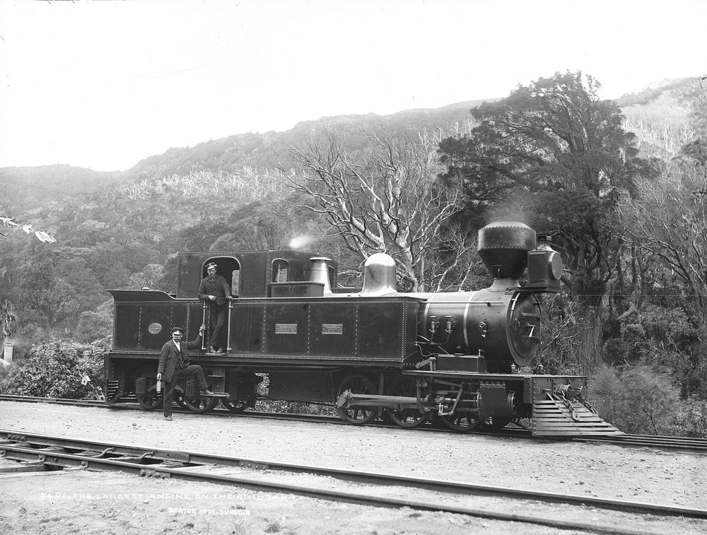 The Largest Engine on the Rimutaka by Burton Brothers.