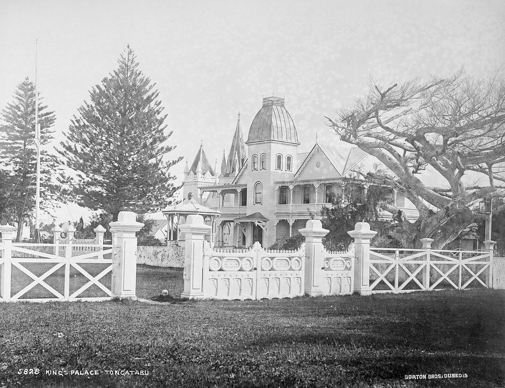 King's Palace, Tongatabu [Tongatapu] by Burton Brothers.