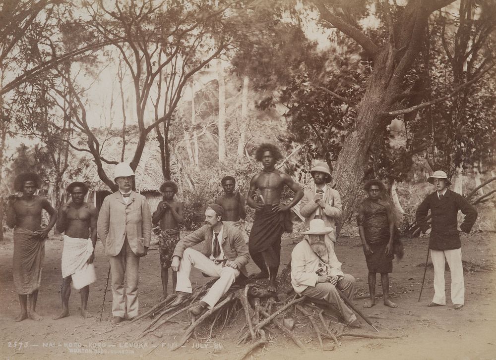 Nai-Koro-Koro, Levuka, Fiji, July '84 (1884) by Burton Brothers and Alfred Burton.