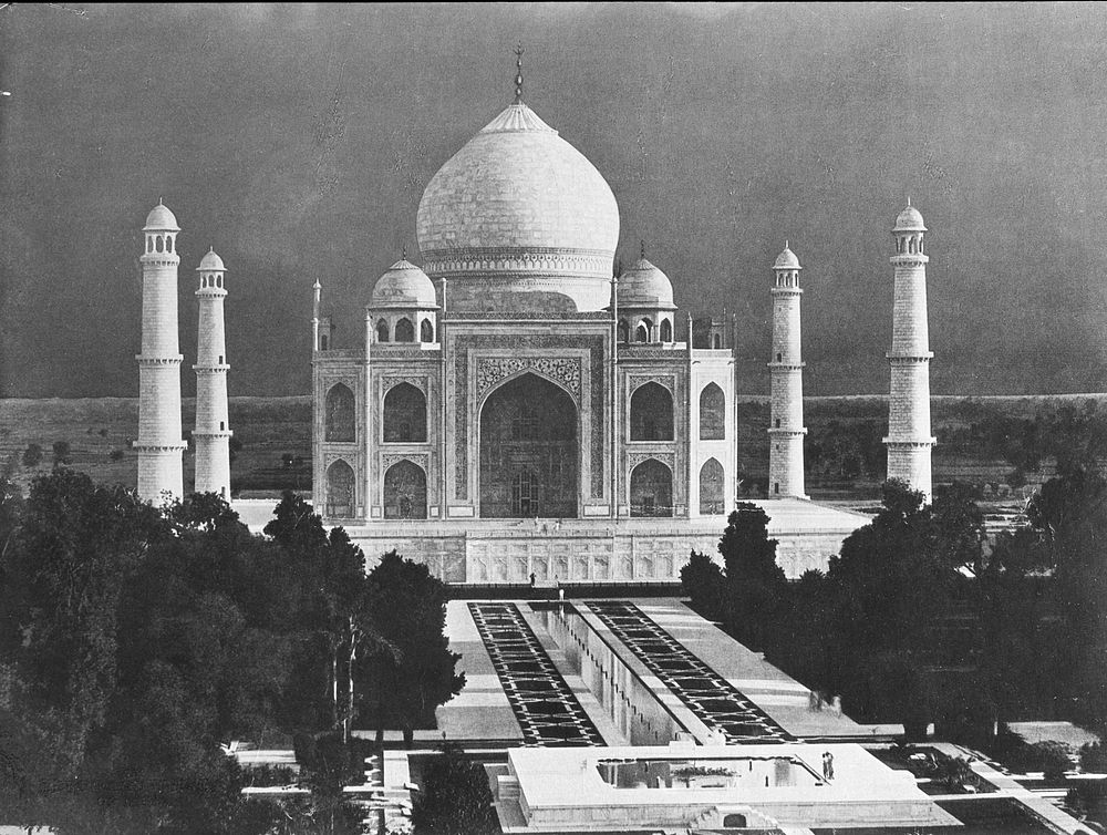 Taj Mahal; inscribed 'Lieutenant Colonel Forbes' (c 1933) by Spencer Digby Studios.
