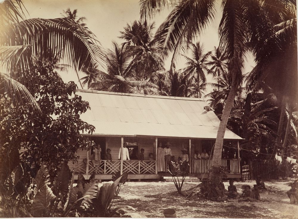 Traders House, Fakaafo (sic) (1886) by Thomas Andrew.