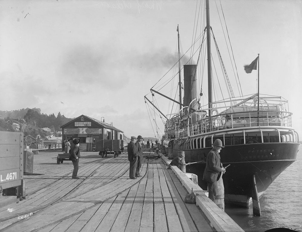 [Wharf, Nelson] by Muir and Moodie.