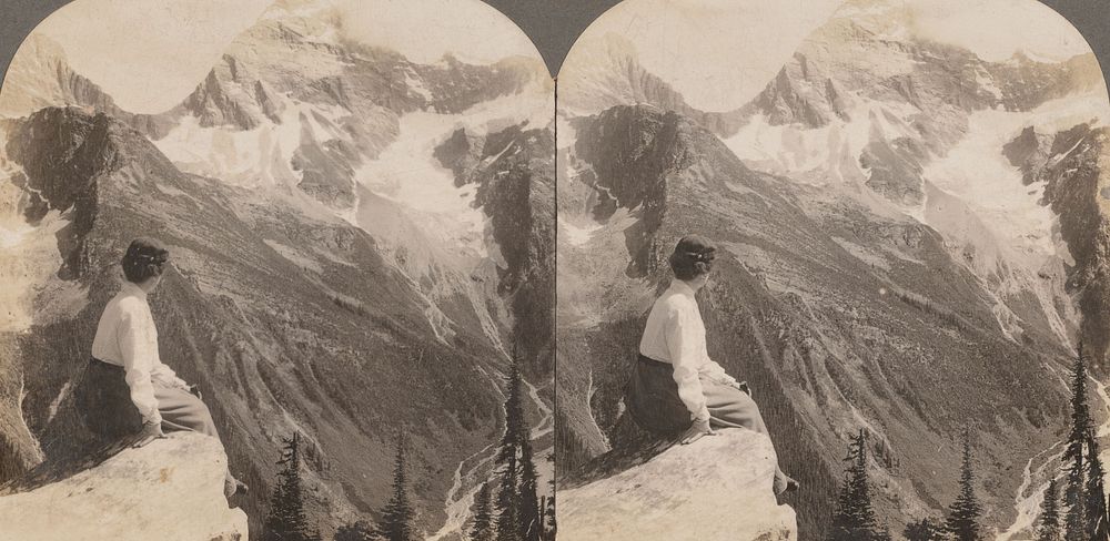 Mt. Sir Donald, the Mattehorn of the North American Alps, British Columbia, Canada (1909) by Keystone View Company.