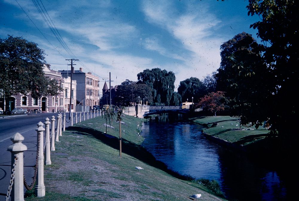 The Avon, Christchurch (24 March 1959-13 April1959) by Leslie Adkin.
