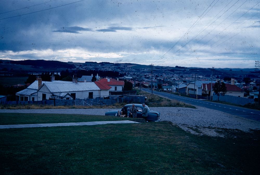 Balcultha from the South (1959) by Leslie Adkin.