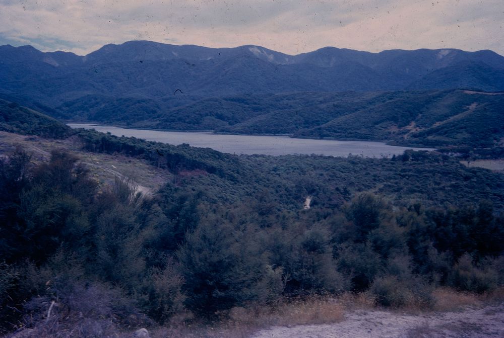 Lake Pounui and Rimutaka divide (probably including Papatahi Peak, 2960 feet) ... (21 January 1963) by Leslie Adkin.