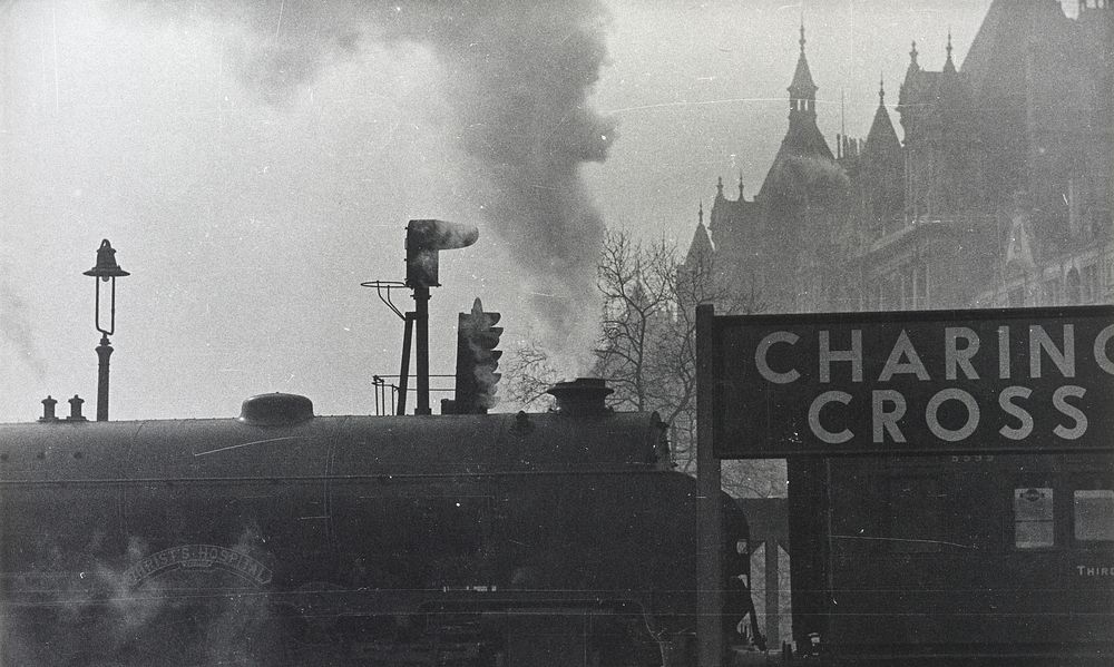 Train, Charing Cross, London (March 1938) by Eric Lee Johnson.