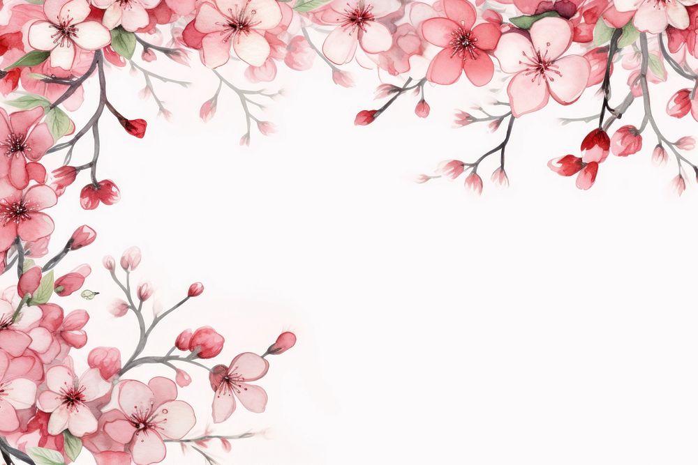 Cherry blossom floral backgrounds flower | Free Photo Illustration ...