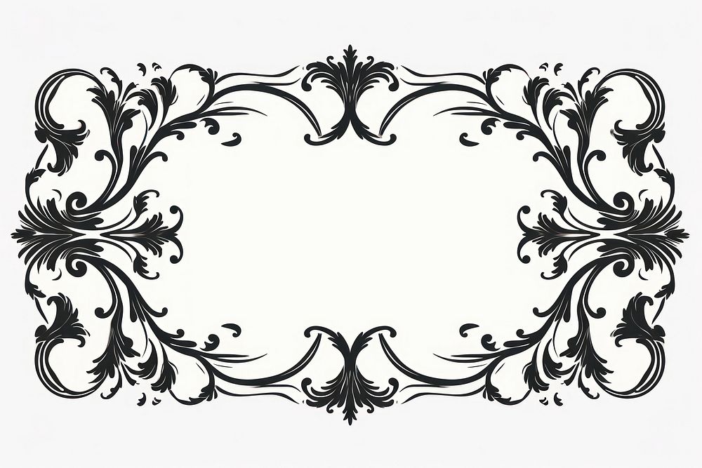 Vintage ornament frame graphic backgrounds graphics pattern. AI generated Image by rawpixel.