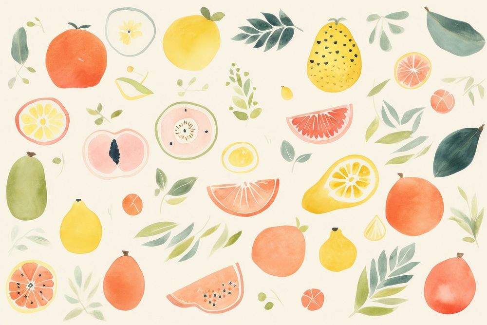 Tropical fruits backgrounds lemon plant. AI generated Image by rawpixel.