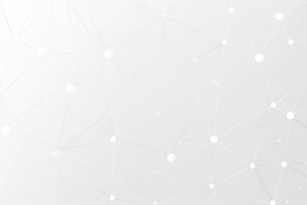 Connecting dot and line backgrounds abstract white. AI generated Image by rawpixel.