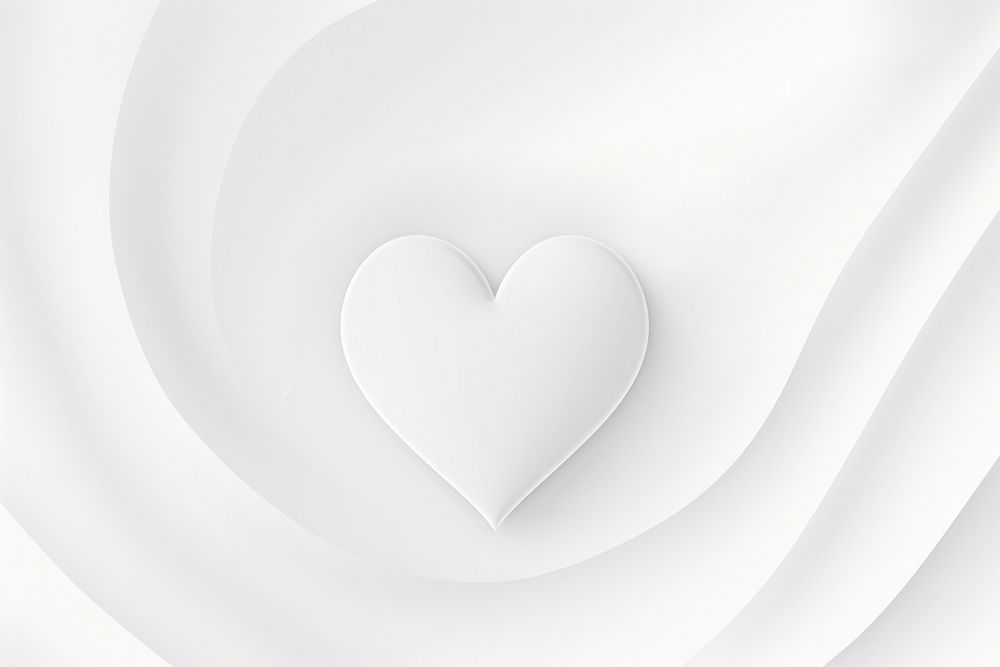 White heart background backgrounds abstract textured. AI generated Image by rawpixel.