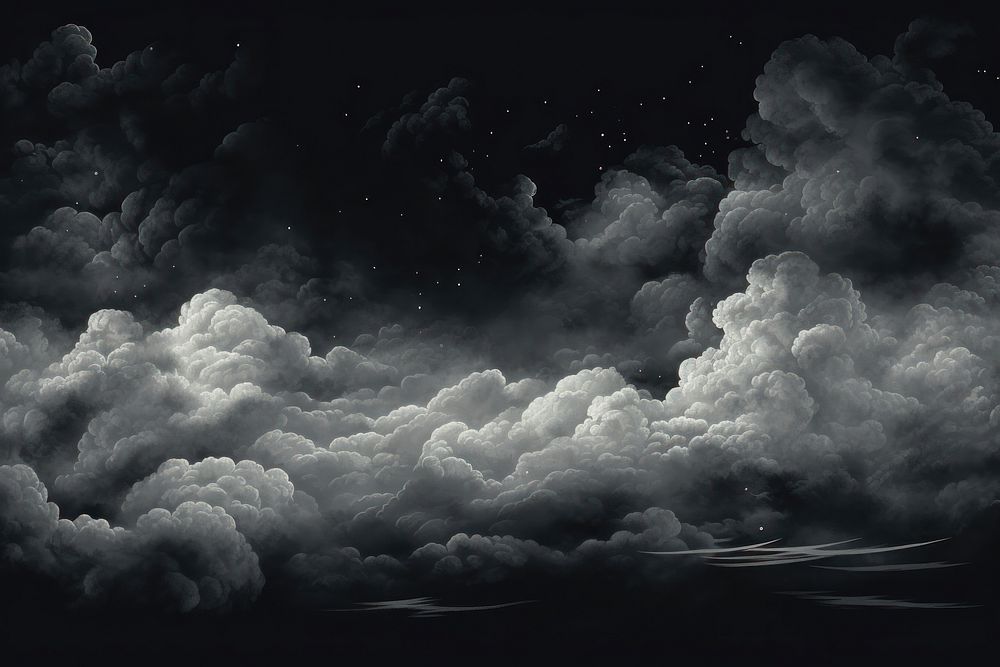 Clouds nature night black. AI generated Image by rawpixel.