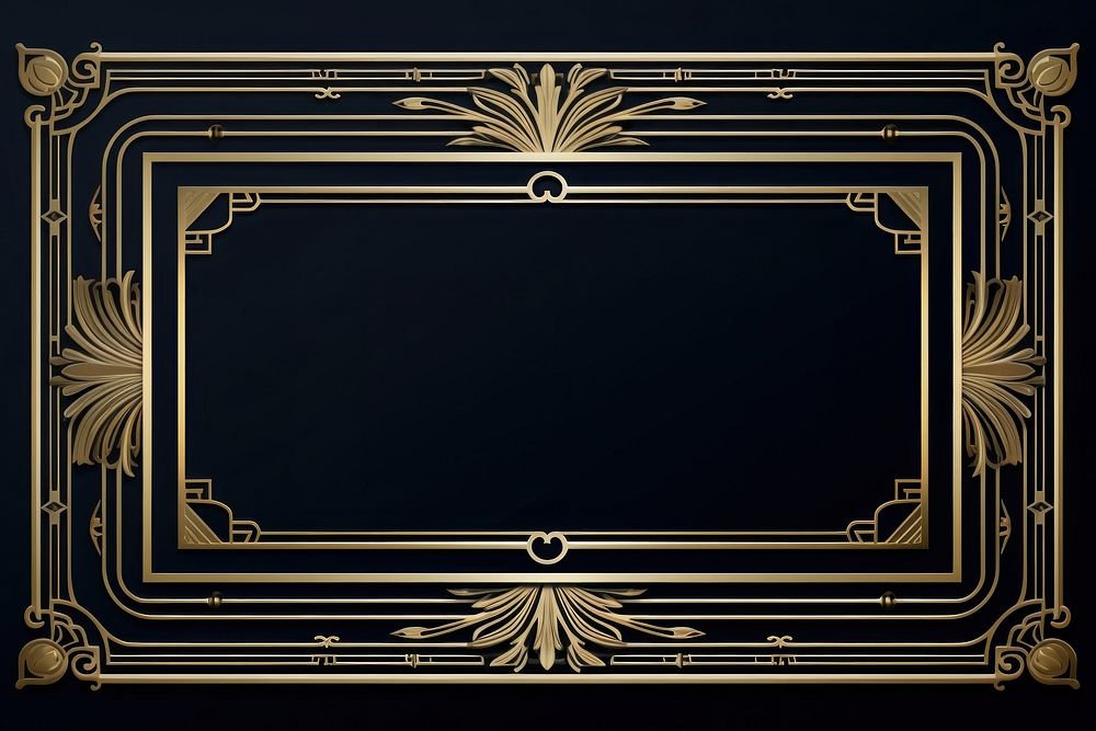Art deco elegant ornament frame backgrounds technology furniture. AI generated Image by rawpixel.