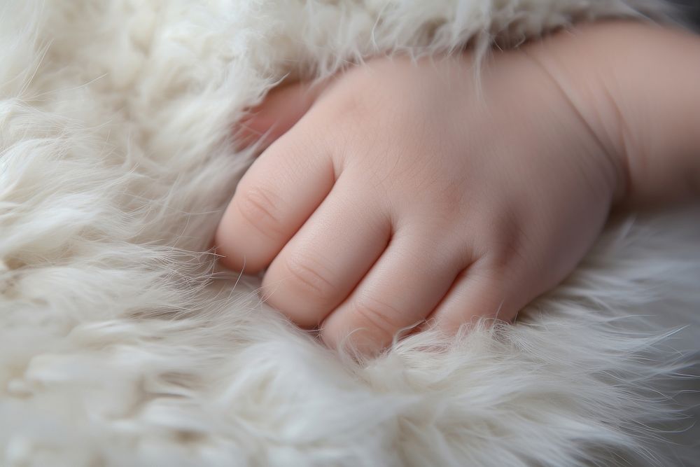 Hand baby finger fur. AI generated Image by rawpixel.