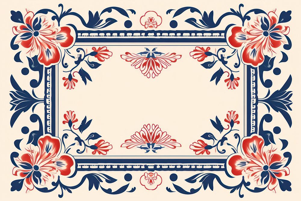 Chinese ornament frame graphic backgrounds graphics pattern. AI generated Image by rawpixel.