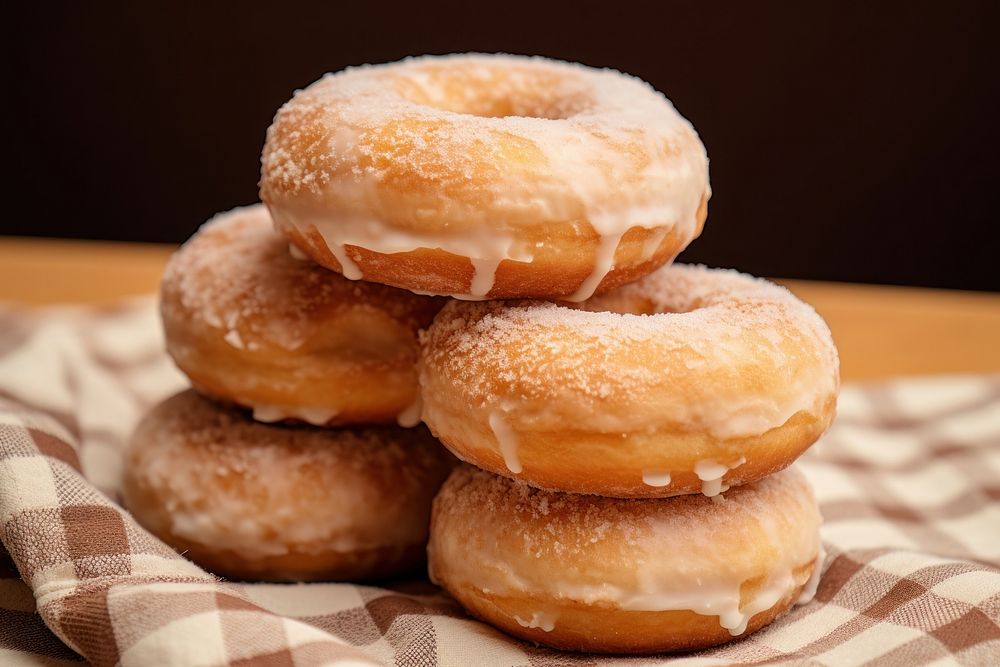 Home made donuts bread food confectionery. AI generated Image by rawpixel.