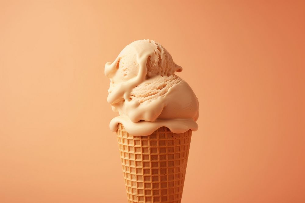 Home made ice cream dessert food representation. AI generated Image by rawpixel.